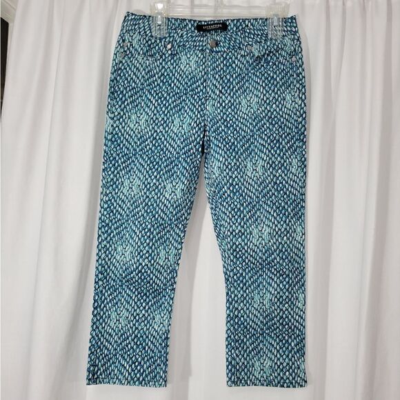 Liverpool cropped pants  sz 6 scale like print - Picture 2 of 12